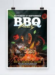 Free printable selamat hari raya creative center. Poster Jemputan Pesta Bbq Moden Gambar Unduh Gratis Imej 450011941 Format Psd My Lovepik Com