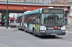 Ratp Ligne 304 Gare De Colombes Busse Strassenbahn Paris