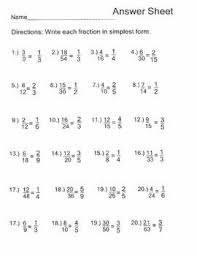 Fractions Simplest Form Worksheet Seven Unconventional Knowledge About Fractions Simplest Fo In 2020 Simplest Form Fractions Simplest Form Fractions