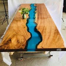 Transparent epoxy table live edge old walnut wood clear epoxy dining table. China Modern Furniture Customize Size Wooden Round Color Coffee Appearance High Crystal Glass Clear Top River Edge Unique Epoxy Resin Slab Dining Table In Stock China Table Top Slab