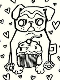 Pug Coloring Pages Pugs Coloring Pages Pug Illustration