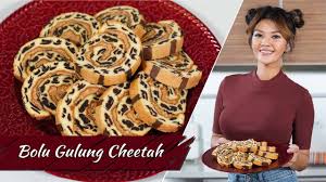 Gulung cake, lalu simpan di kulkas Farah Quinn Bolu Gulung Cheetah Youtube