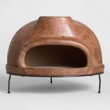 Extra Large Brown Terracotta Pizza Oven World Market In 2020 Pizzaofen Fur Draussen Pizzaofen Pizzaofen Aus Ton