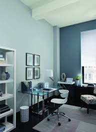 How To Decorate A Home Office Lighting For Video Conferencing Only In Shopyhomes Com Gray Home Offices Blue Home Offices Office Wall Colors