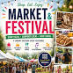 Leeds Summer Market & Festival at Temple Newsam with food stalls and live music