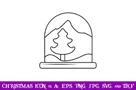 Download Snow Globe Christmas Icon Graphic By Purplespoonpirates Creative Fabrica Yellowimages Mockups