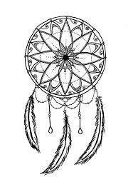 Hand drawn dreamcatcher with love mandala for adult coloring. Black And White Coloring Pages Collection Whitesbelfast Com