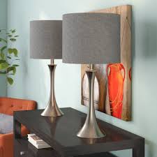 Check out our bedroom table lamp selection for the very best in unique or custom, handmade pieces from our table lamps shops. Gray Shade Table Lamps You Ll Love In 2021 Wayfair