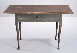 Skinner S 2961b 11 19 16 Lot 53 Est 4 6k Sold 4 613 Desc Green Painted Tavern Table New England Ea Southern Furniture Tavern And Table Antique Table