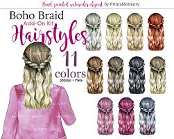 Download Boho Girls Hairstyles Braided Wavy Hair Best Friend Custom Etsy In 2021 Girls Hairstyles Braids Braided Hairstyles Girl Hairstyles