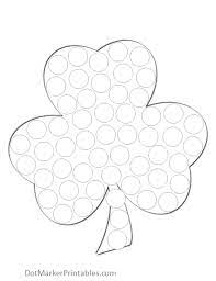 dot marker printables printable pages for kids st patrick day activities s crafts patricks star wars livre de coloriage arbre dollar