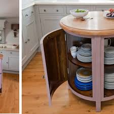 Curved kitchen island plans ideas images glamorous designs with. Small Circular Movable Kitchen Island Table