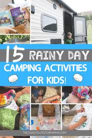16 Fun And Cheap Rainy Day Camping Ideas For Kids Pdf Printables Camping Activities For Kids Camping Toys Camping Activities