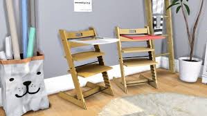 Mxims Stokke Tripp Trapp High Chair Sims 4 Downloads Sims 4 Cc Furniture Sims 4 Sims