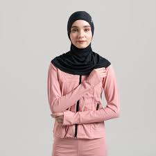 Noore Seoulina Pro Sport Hijab - Hitam