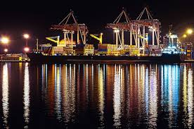Port Of Odessa Ukraine By Crossfire Odessa Ukraine Sky Night Sea Ukraine New York Skyline Skyline Sky