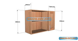 La casa cuenta con un dormitorio, cocina con una gran barra que sirve par colocar el televisor y la parte. Planos Detallados Para Hacer Un Mueble Alto De Cocina De Madera Cedro