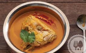 Gulai kerapu, grouper gulai, a padang pariaman food. Rasamasa Gulai Kepala Ikan