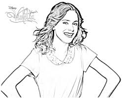 Coloriage Simple Violetta Jpg Dans Coloriage Violetta Coloriages A Imprimer Gratuits Coloring Pages To Print Coloring Pages Cool Things To Buy