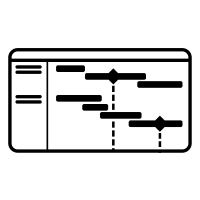 Gantt Chart Icons Download Free Vector Icons Noun Project