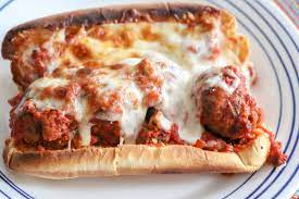 Homemade Meatball Sandwich Recipe Meatball Sandwich Sandwhich Recipes Homemade Meatballs