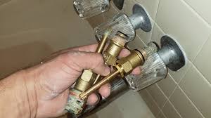 I have hired a license plumber. How To Repair Replace 3 Handle Shower Valve Youtube