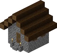 Looking for some minecraft house ideas to inspire your next project? Village Structure Blueprints Taiga Small House 2 Blueprint Official Minecraft Wiki