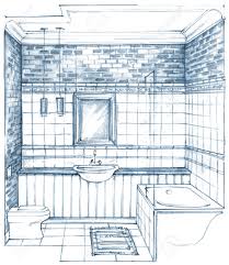 It will be interesting to read the responses from persons who know and are not guessing. Monochrome Crayon Dessin D 39 Un Interieur Salle De Bain Classique Sur Fond Blanc Banque D Images Et Photos Libres De Droits Image 96147627