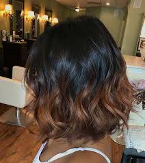 Short Black And Brown Ombre Hair Ombre Highlights For Dark Brown Hair Hairhighlights Hair Color For Black Hair Highlights For Dark Brown Hair Hair Highlights