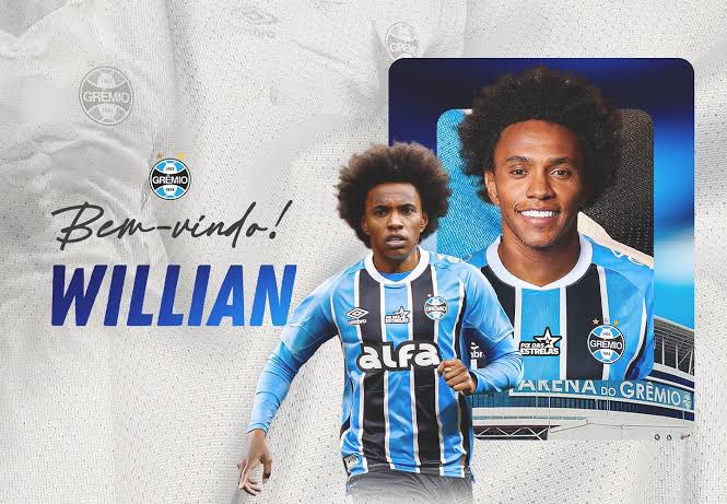 ANUNCIADO! Willian retorna ao Brasil e é novo reforço do Grêmio!