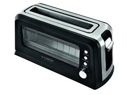 Grille Pain Cyril Lignac En Inox Toast Fente Extra Large 900w 34 5x14 5x18 Cm Noir