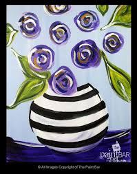 Funky Round Vase Www Thepaintbar Com Painting Whimsical Art Paintings Whimsical Art