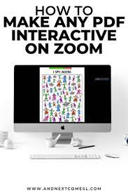 How To Make Any Pdf Interactive On Zoom Without Editing Or Changing The Original Pdf Teaching Technology Digital Classroom Teacher Technology