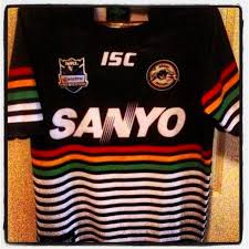 The home jersey of the penrith panthers. Penrith Panthers Reppin My Local Nrl Team Penrith Panthers Rugby League Nrl