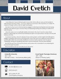 My Resume Design For A Pastoral Position Page 1 I Ll Do Yours For Just 15 Resume Examples Resume Best Resume