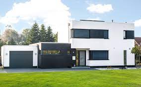 Das moderne einfamilienhaus mit garage und flachdach architektur ist ein frei geplantes fertighaus vom hersteller weberhaus. Flachdacher Archive Tonjes Meichsner
