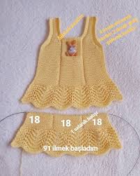 Ipegin Orgu Evi On Instagram Hanimlar Iyi Hafta Sonlari Diliyorum Herkese Jile Yi Cok Soran Knit Baby Dress Baby Knitting Patterns Crochet Baby Girl Dress
