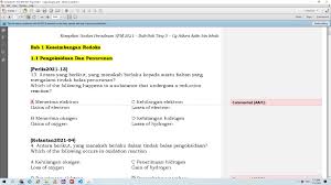 Chemquest Koleksi Kertas 1 Bab 01 05 Ting 5 Percubaan Spm Kimia 2021 Cikgu Adura S Blog