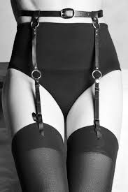 Ruby Prankstar Leather Suspender Belt Fashion Leather Suspenders Suspender Belt
