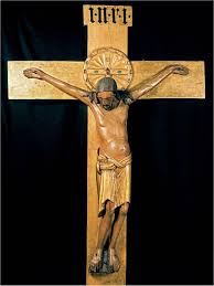 The Gero Crucifix Ca 970 Cathedral Cologne Germany Painted And Gilded Wood Height 6 2 Crucifix Art Ottonian Art