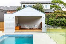 Goodbye backyard shed, hello pool cabana! 75 Beautiful Pool With A Pool House Ideas Designs July 2021 Houzz Au
