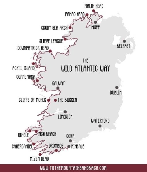 Driving the Wild Atlantic Way - To the Mountains and Back