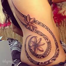 A sensual butterfly stardust rib tattoo piece. Plumeria Flower Tribal Tattoo On Side Ribs For Girls Entertainmentmesh