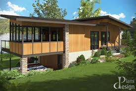 Maison performante sur un terrain en pente. 781 Le Hudson Plans Design