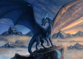 Black And Blue Dragon Drawing Blue Dragon Commission By X Celebril X Blue Dragon Dragon Pictures Fantasy Dragon
