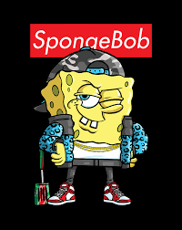 A collection of the top 24 spongebob supreme wallpapers and backgrounds available for download for free. Spongebob Squarepants Supreme Logo Digital Art By Xuan Tien Luong