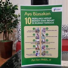 Yang terkontaminasi oleh pathogen dari penderita atau karier. Poster Phbs Rumah Tangga Poster Edukasi Phbs Shopee Indonesia