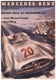 Mercedes Benz Poster At Vintagecarposters Com Mercedes Grand Prix Affiches De Sport