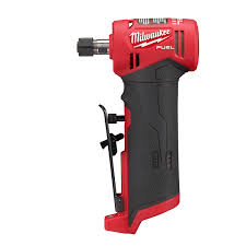 The sander weighs 2.7 lbs without a battery and 4.75 lbs with a 5ah battery. Milwaukee M12 Fuel 1 4 In Cordless Brushless Right Angle Die Grinder Bare Tool 12 Volt Ace Hardware