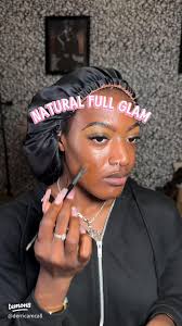 Full glam but natural makeup